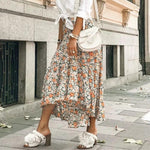 Jupe longue style hippie boho chic