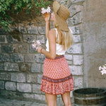 Modèle jupe hippie luxe
