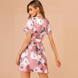 Robe bohème rose poudrée pas cher