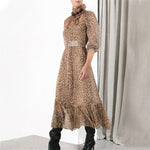 Robe bohème style chic mi longue de qualite