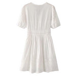 Robe boheme style dentelle blanche boho