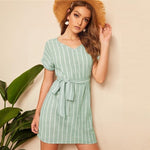 Robe boheme vert d'eau 2020