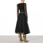 Robe boho noire tendance