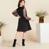Robe hippie chic dentelle grande taille de bohemienne
