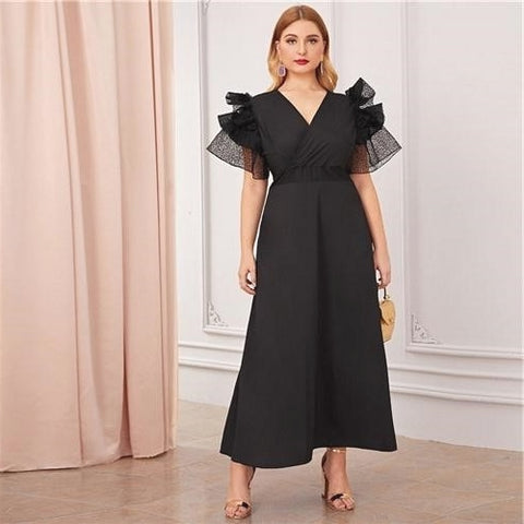 Robe hippie chic longue grande taille de bohemienne
