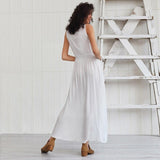 Robe longue boheme a bretelle style