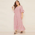Robe longue boheme grande taille pas cher femme