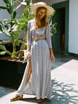 Robe longue femme style boheme pas cher