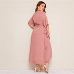 Robe longue style boheme grande taille chic