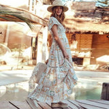 Robe maxi longue boho de qualite