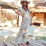 Robe maxi longue boho de qualite