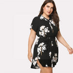 Robe style boheme grande taille fleurie tendance