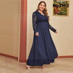 Robe style hippie grande taille luxe