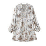 chemisier boheme blanc femme