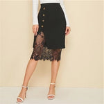 chic jupe bohème chic dentelle luxe