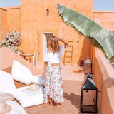 jupe boheme fleurie boho