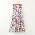 jupe boheme fleurie chic