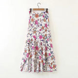 jupe boheme fleurie chic