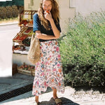 jupe boheme fleurie hippie
