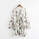 robe-blanche-boheme-manche-longue style