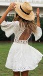 robe-blanche-dentelle-courte-esprit-boheme hippie