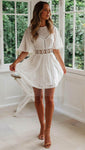 robe-blanche-dentelle-courte-esprit-boheme boho chic