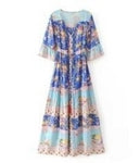 robe-bleu-boho pas cher