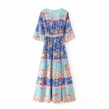 robe-bleu-boho chic