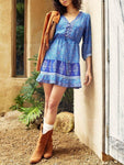 robe-boheme-bleu style