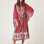 robe-boheme-courte-rouge