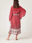 robe-boheme-courte-rouge tendance
