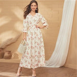 robe-longue-boheme-chic-manches-longues-et-ras-de-cou