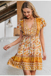 robe-boheme-jaune-moutarde boho chic