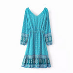 robe-boheme-turquoise boho