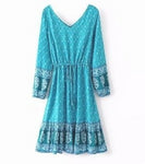 robe-boheme-turquoise hippie