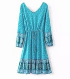 robe-boheme-turquoise hippie