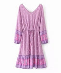 robe-boheme-violet tendance