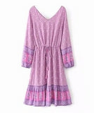robe-boheme-violet tendance