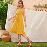 robe-longue-boheme-chic-dentelle