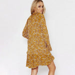 robe-hippie-chic-jaune tendance