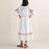 robe-hippie-longue-blanche de qualite