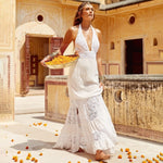 robe-blanche-dentelle-courte-style-boheme