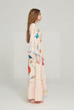 robe-longue-boheme-chic-beige style
