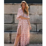 robe-longue-boheme-chic-rose-pale de bohemienne