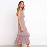 robe-longue-boheme-chic-rose-poudre pas cher
