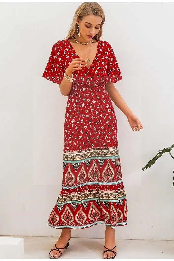 Robe longue sales été 2018