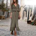 robe-longue-boheme-kaki