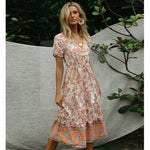 robe-longue-boheme-style-creme hippie