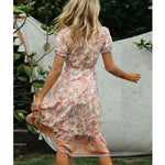 robe-longue-boheme-style-creme pas cher