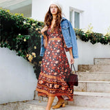 robe-longue-hippie-fleurie femme